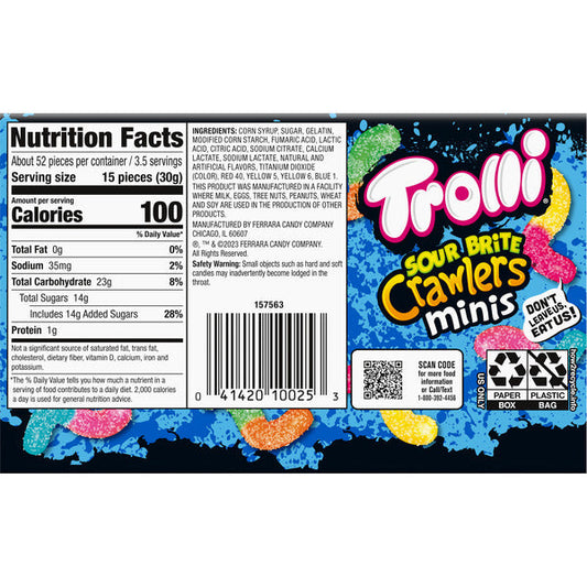 Trolli Sour Brite Crawlers Minis