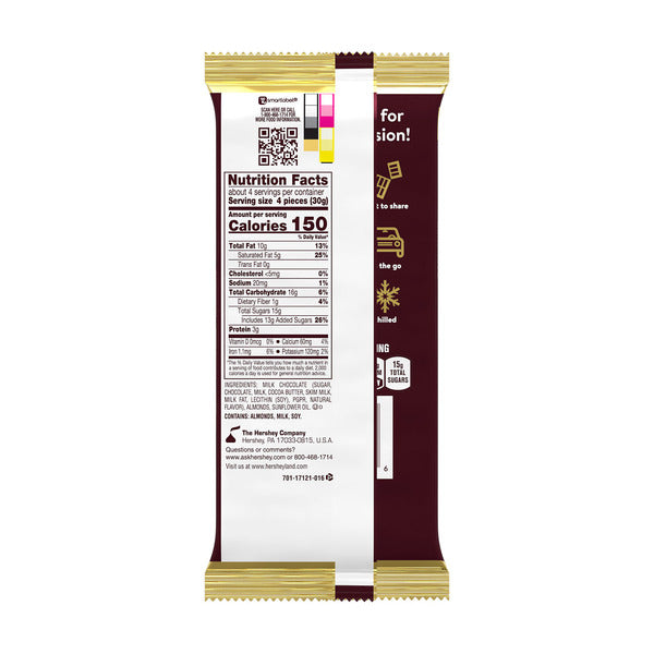 Hershey's Milk Chocolate with Almonds XL